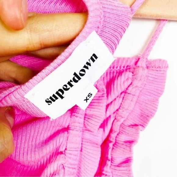 REVOLVE Superdown Jessa Ruched Tank in Pink Size XS - Picture 5 of 7